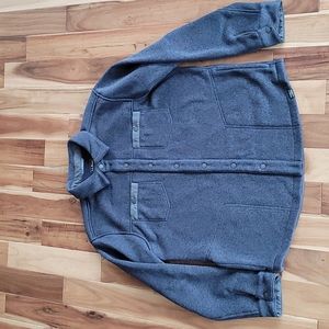 Men's LLBean snap fleece sweater